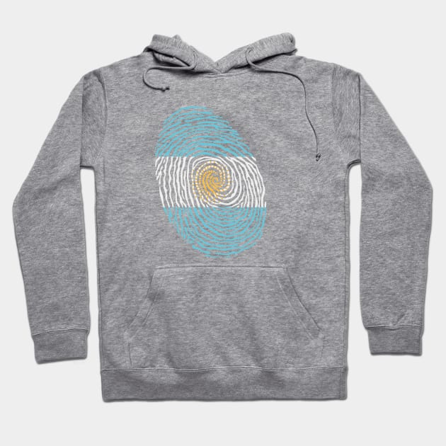 Argentina Fingerprint Hoodie by KindlyHarlot